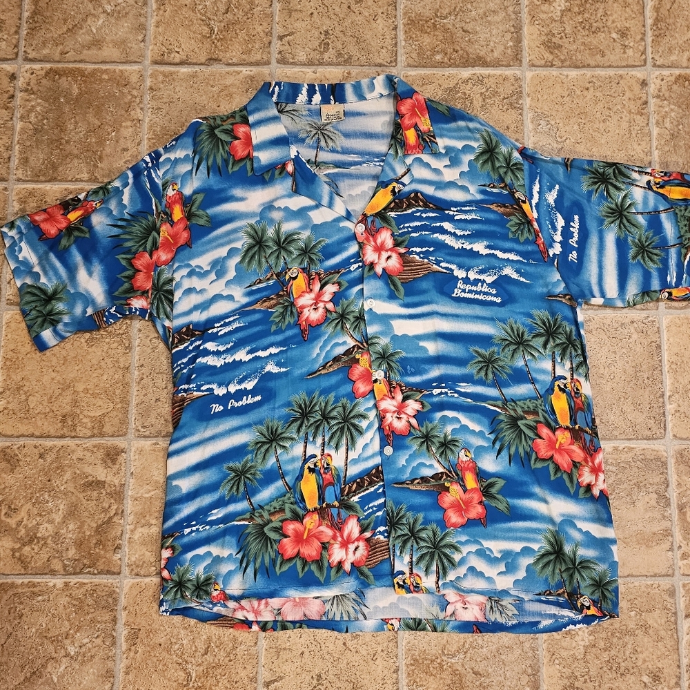 Arena Dominican Republic Hawaiian Tropical Shirt